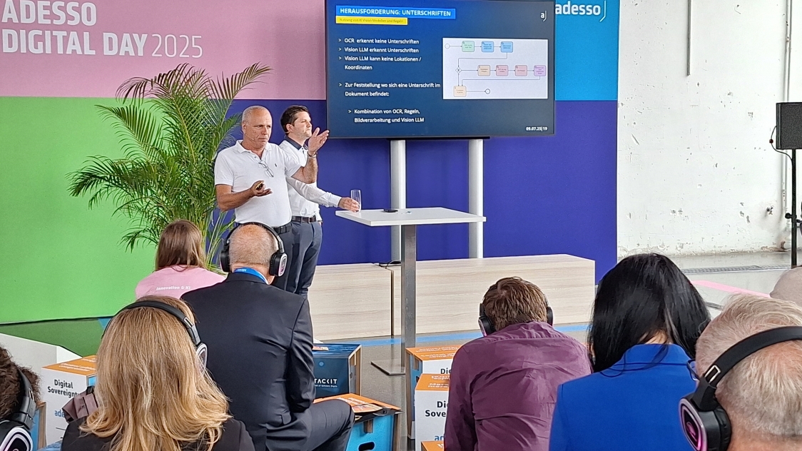 Vortrag zu KI-Herausforderungen bei der Unterschrifterkennung in Dokumenten
