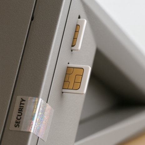 Türkises Wort "how" auf schwarzem Hintergrund.